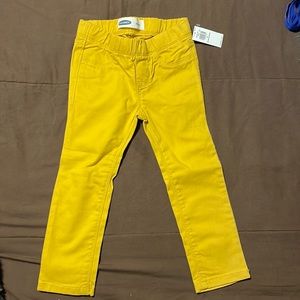 Yellow jeggings